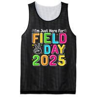 School Field Day Teacher Im Just Here For Field Day 2025 Mesh Reversible Basketball Jersey Tank