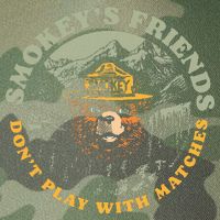 Smokeys Friends Dont Play With Matches Legacy Tie Dye Trucker Hat