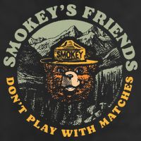 Smokeys Friends Dont Play With Matches Beanie