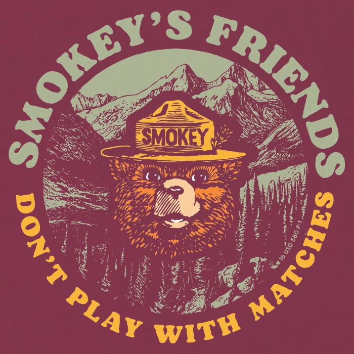Smokeys Friends Dont Play With Matches 16oz Travel Tumbler