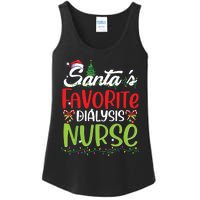 SantaS Favorite Dialysis Nurse Christmas Santa Hat Holiday Ladies Essential Tank