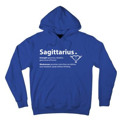 Sagittarius Facts Definition Birthday Horoscope Zodiac Sign Gift Tall Hoodie