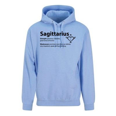 Sagittarius Facts Definition Birthday Horoscope Zodiac Sign Gift Unisex Surf Hoodie