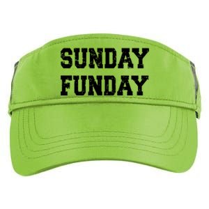 Sunday Funday Design Sunday Funday Football Game Day Cute Gift Adult Drive Performance Visor