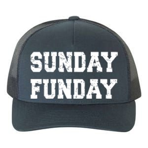 Sunday Funday Design Sunday Funday Football Game Day Cute Gift Yupoong Adult 5-Panel Trucker Hat