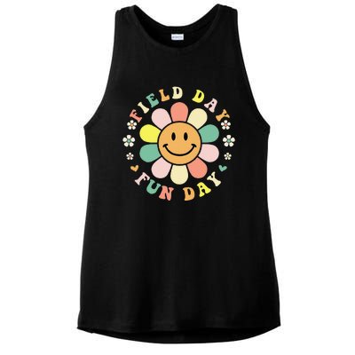 School Field Day Fun Field Day 2024 Teacher Ladies PosiCharge Tri-Blend Wicking Tank