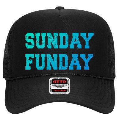 Sunday Funday Design Sunday Funday Football Game Day Cute Gift Trucker Hat