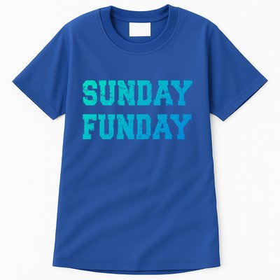 Sunday Funday Design Sunday Funday Football Game Day Cute Gift Tall T-Shirt