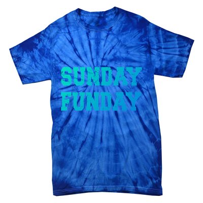Sunday Funday Design Sunday Funday Football Game Day Cute Gift Tie-Dye T-Shirt
