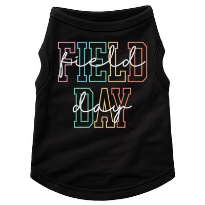 School Field Day Happy Field Day Tee Teacher Life Summer Doggie Tank