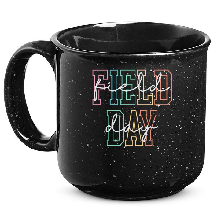 School Field Day Happy Field Day Tee Teacher Life Summer 15oz Campfire Ceramic Mug