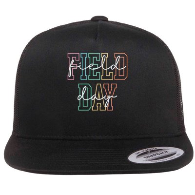 School Field Day Happy Field Day Tee Teacher Life Summer Flatbill Hat