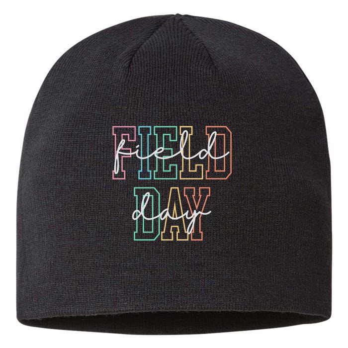 School Field Day Happy Field Day Tee Teacher Life Summer Sustainable Beanie