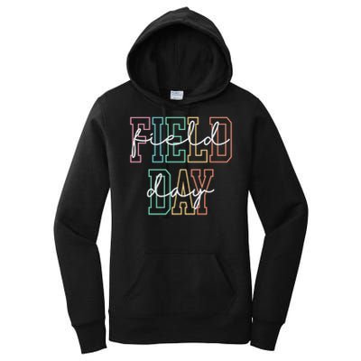 School Field Day Happy Field Day Tee Teacher Life Summer Women's Pullover Hoodie