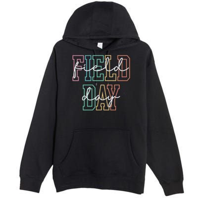 School Field Day Happy Field Day Tee Teacher Life Summer Premium Pullover Hoodie