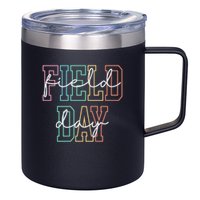 School Field Day Happy Field Day Tee Teacher Life Summer 12oz Stainless Steel Coffee Mug