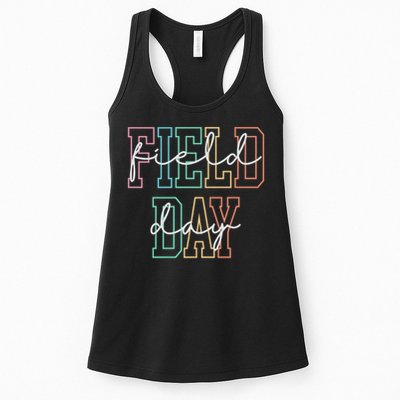 School Field Day Happy Field Day Tee Teacher Life Summer Womens Tank Top