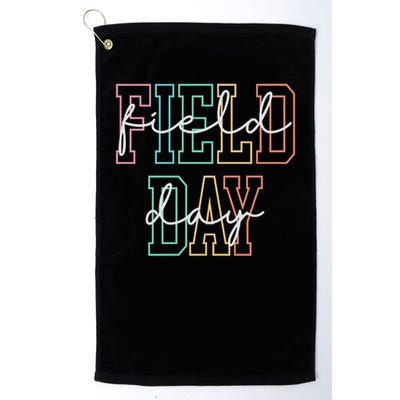 School Field Day Happy Field Day Tee Teacher Life Summer Golf Towel