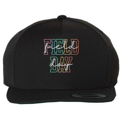 School Field Day Happy Field Day Tee Teacher Life Summer Wool Snapback Cap