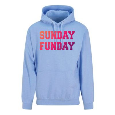 Sunday Funday Design Sunday Funday Football Game Day Cute Gift Unisex Surf Hoodie