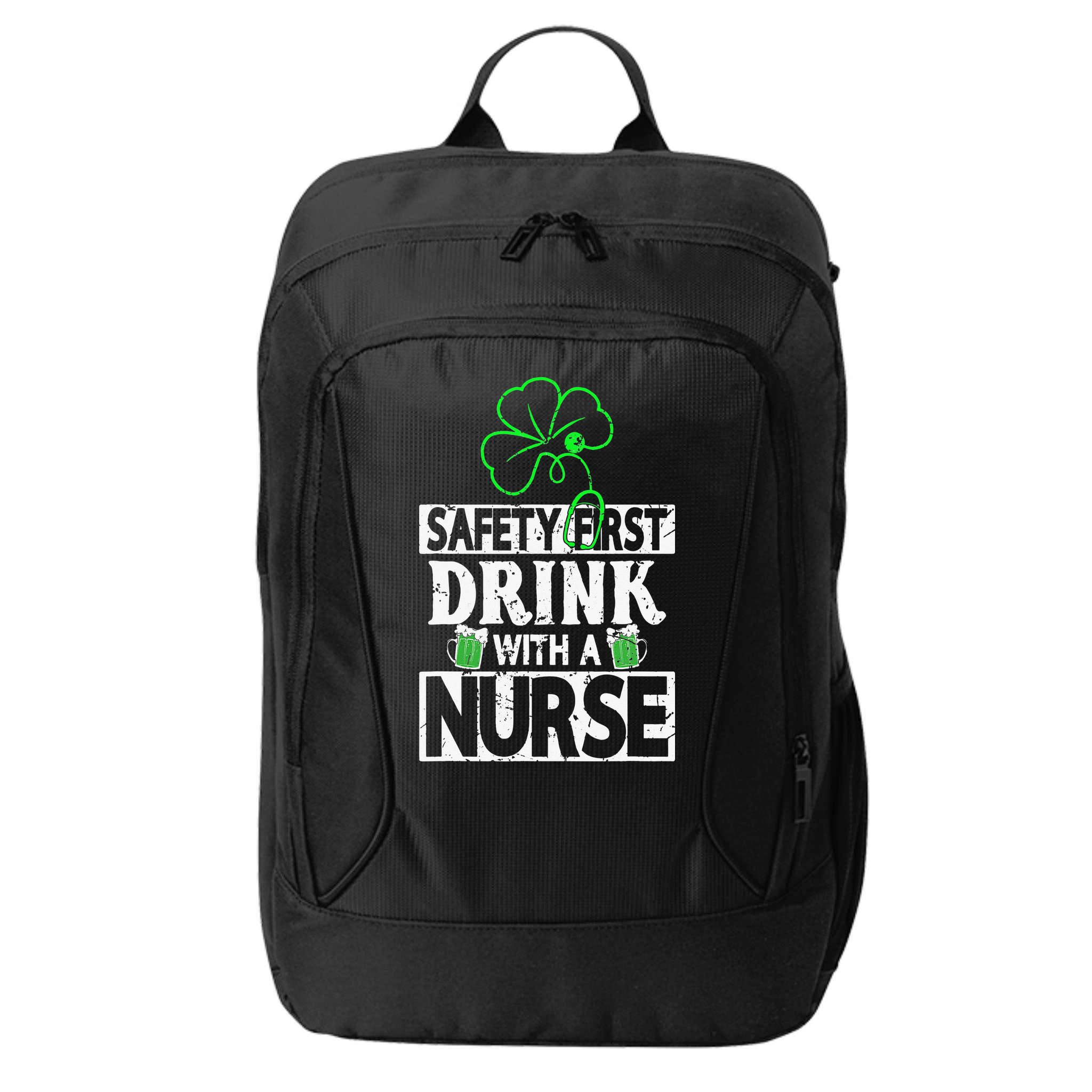 Safety first drink with a Nurse Shenanigan Irishman City Backpack