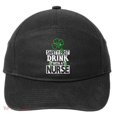 Safety first drink with a Nurse Shenanigan Irishman 7-Panel Snapback Hat