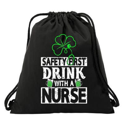 Safety first drink with a Nurse Shenanigan Irishman Drawstring Bag
