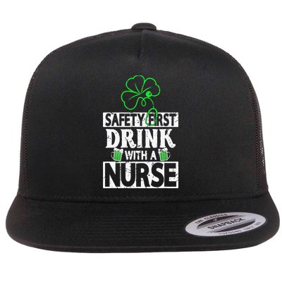 Safety first drink with a Nurse Shenanigan Irishman Flatbill Hat