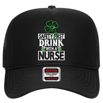 Safety first drink with a Nurse Shenanigan Irishman Trucker Hat