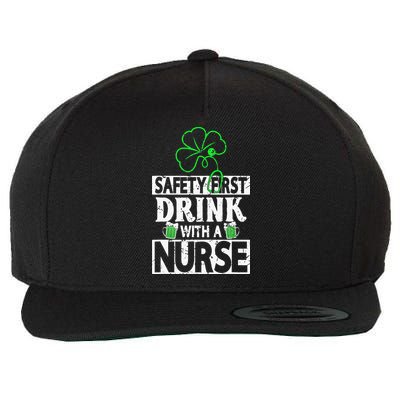 Safety first drink with a Nurse Shenanigan Irishman Wool Snapback Cap