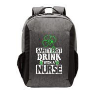 Safety first drink with a Nurse Shenanigan Irishman Vector Backpack