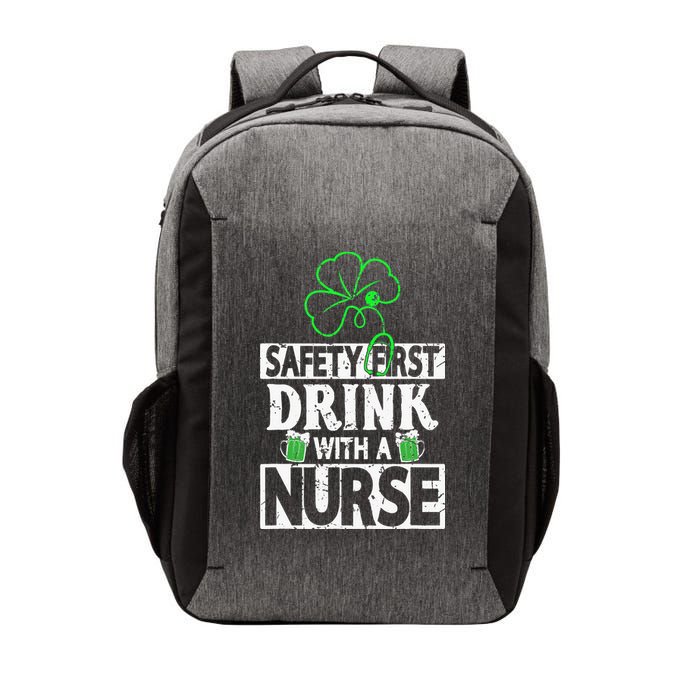 Safety first drink with a Nurse Shenanigan Irishman Vector Backpack