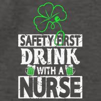 Safety first drink with a Nurse Shenanigan Irishman Vector Backpack