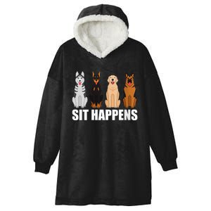 S Funny Dog Training Art For Dog Lover Puppy Pet Vneck Hooded Wearable Blanket