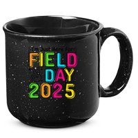 School Field Day Teacher Im Just Here For Field Day 2025 15oz Campfire Ceramic Mug