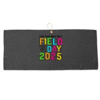 School Field Day Teacher Im Just Here For Field Day 2025 Large Microfiber Waffle Golf Towel