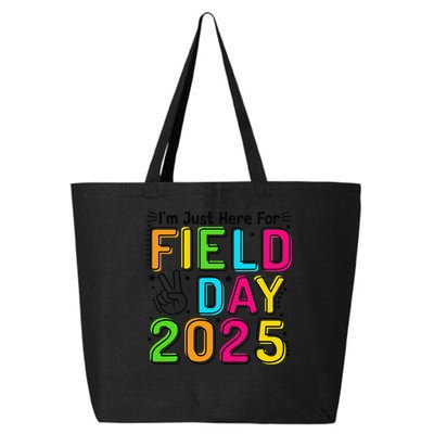 School Field Day Teacher Im Just Here For Field Day 2025 25L Jumbo Tote