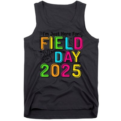 School Field Day Teacher Im Just Here For Field Day 2025 Tank Top