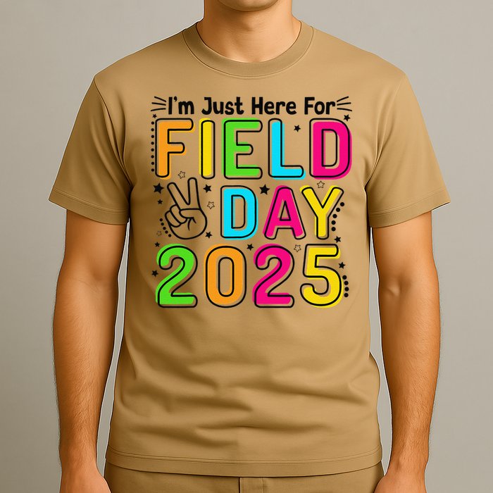 School Field Day Teacher Im Just Here For Field Day 2025 T-Shirt