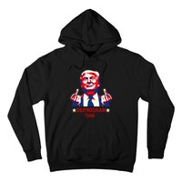 Satirical Finger Deprogramming Design Hoodie