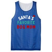 SantaS Favorite Dog Mom Funny Dog Santa Dog Mom Christmas Meaningful Gift Mesh Reversible Basketball Jersey Tank