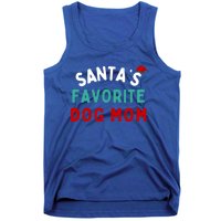 SantaS Favorite Dog Mom Funny Dog Santa Dog Mom Christmas Meaningful Gift Tank Top