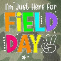 School Field Day Teacher I'm Just Here For Field Day Legacy Tie Dye Trucker Hat