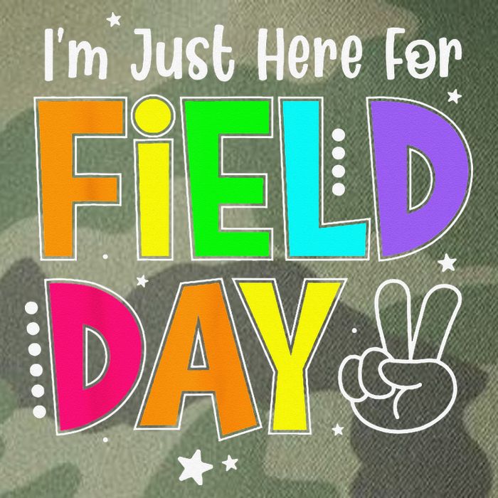 School Field Day Teacher I'm Just Here For Field Day Legacy Tie Dye Trucker Hat