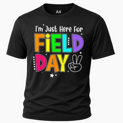 School Field Day Teacher I'm Just Here For Field Day Performance Shirt