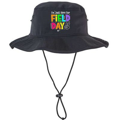 School Field Day Teacher I'm Just Here For Field Day Bucket Hat