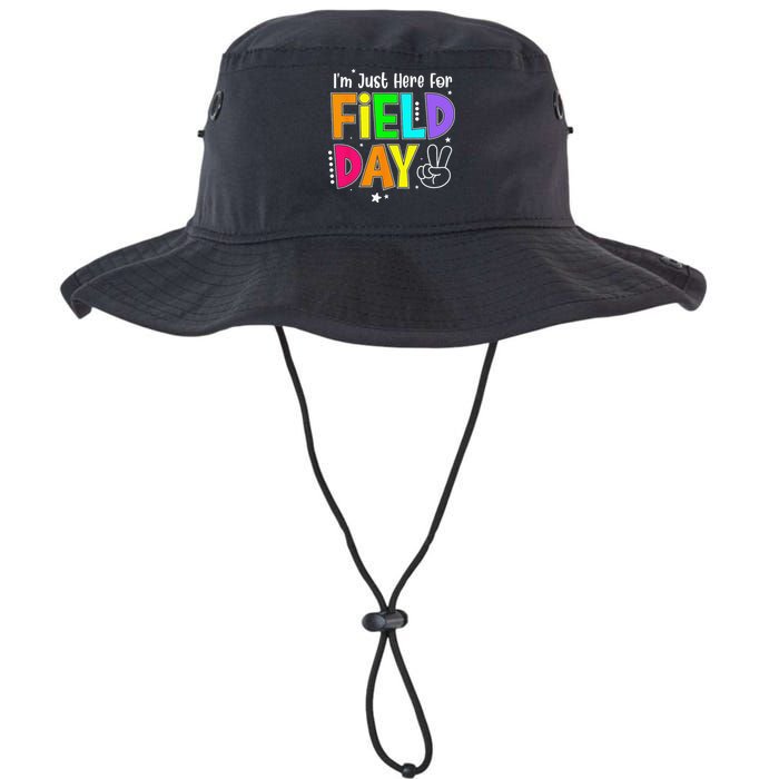 School Field Day Teacher I'm Just Here For Field Day Bucket Hat