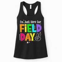 School Field Day Teacher I'm Just Here For Field Day Womens Tank Top