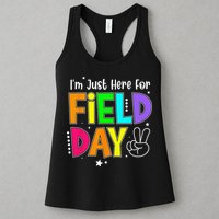 School Field Day Teacher I'm Just Here For Field Day Womens Tank Top