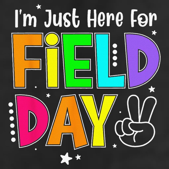 School Field Day Teacher I'm Just Here For Field Day Microfiber Hand Towel